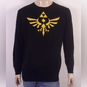 Legend of Zelda Nintendo Medium Fifth Sun Skyward Sword Knit Sweater Crew 2016